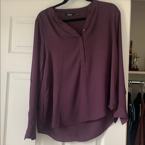 Simply Vera Vera Wang Tops - Purple Blouse